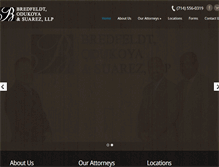 Tablet Screenshot of boslawyers.com